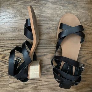 Calvin Klein Jeans leather sandals